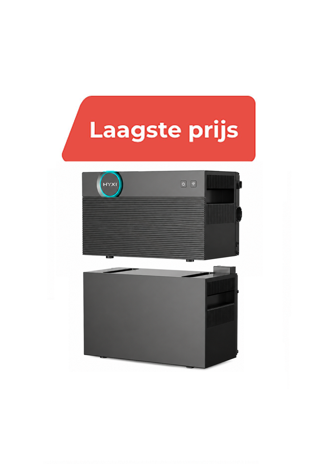 HYXi HALO plug-in & play thuisbatterij 3–18 kWh | 3000W | Synergrid België thuisbatterij met stekker voor stopcontact omvormer