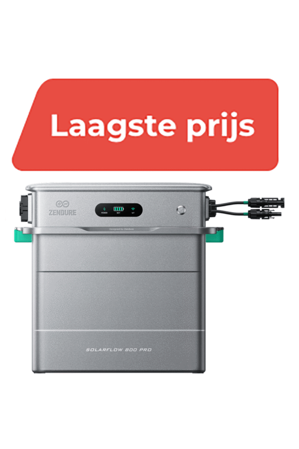 SolarFlow Zendure 800Pro + AB2000X plug-in en play thuisbatterij stekkerbatterij voor stopcontact met smart 3CT meter 800 Pro + 4 batterijen 7680 Wh