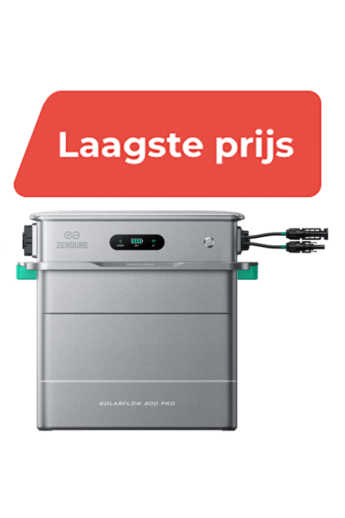 SolarFlow Zendure 800Pro + AB2000X plug-in en play thuisbatterij stekkerbatterij voor stopcontact met smart 3CT meter 800 Pro + 4 batterijen 7680 Wh