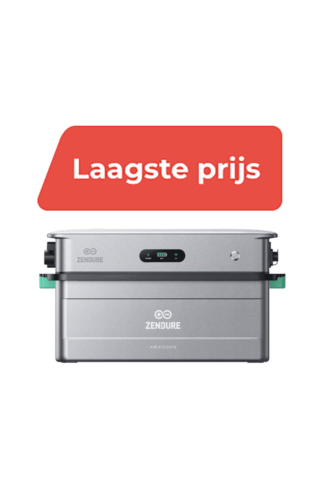 Plug-in en play thuisbatterij SolarFlow Zendure 2400 AC + AB3000X stekkerbatterij voor stopcontact met smart 3CT meter 2400AC + 1 batter 2880 Wh