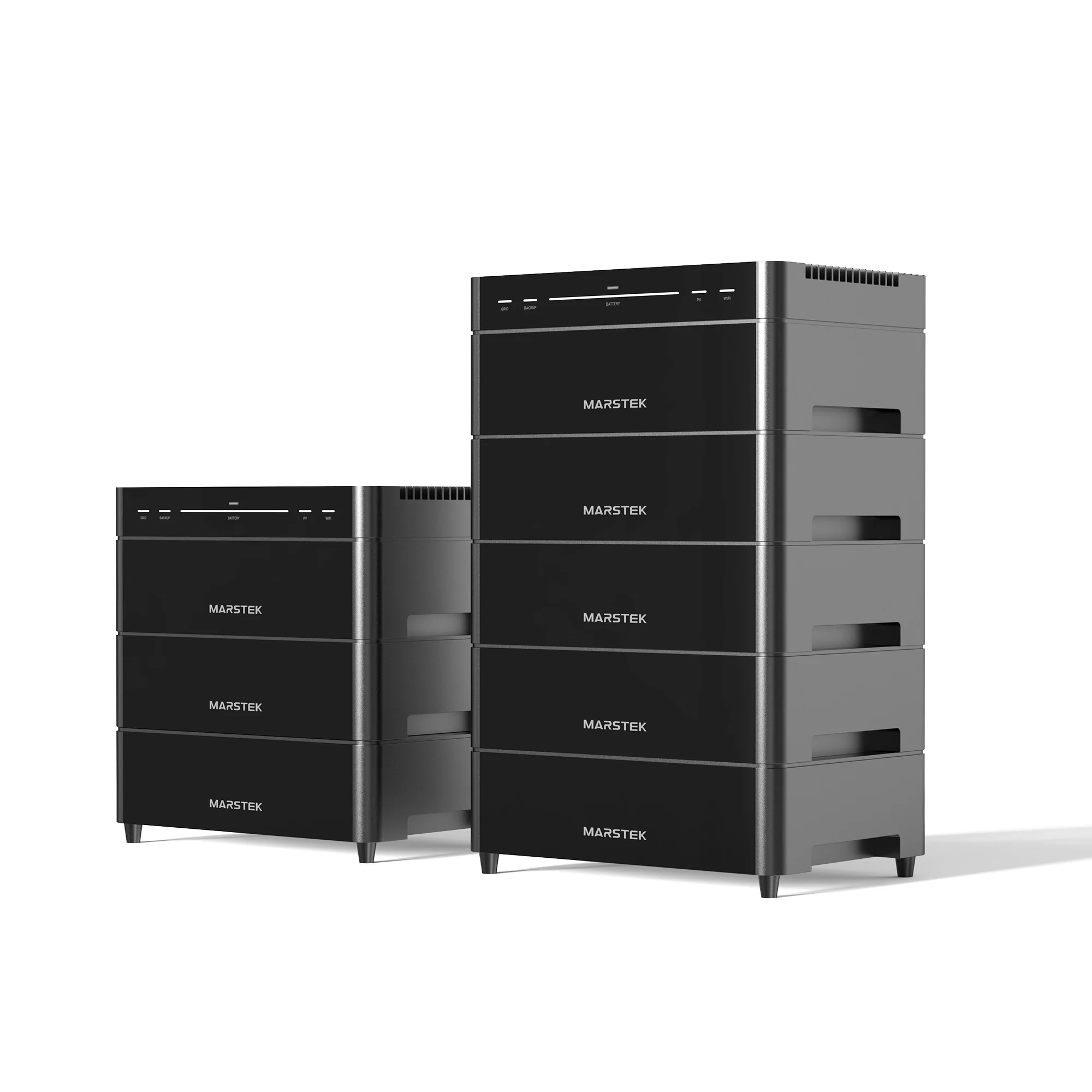 Marstek Venus A plug-in en play thuisbatterij stekkerbatterij met stekker voor stopcontact omvormer met 6 batterijen (12